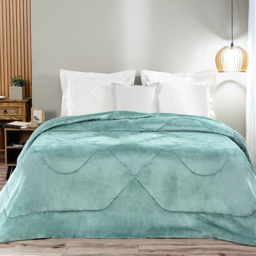 COBERTOR CASAL LISO  FLANELA 2,20m x 2,40m – MACIO, QUENTINHO E CONFORTÁVEL