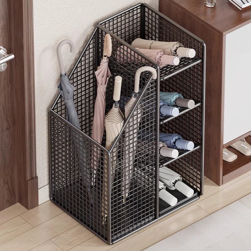 Rack de armazenamento de guarda-chuva, porta de entrada doméstica, rack de drenagem de guarda-chuva, Lobby de Hotel come