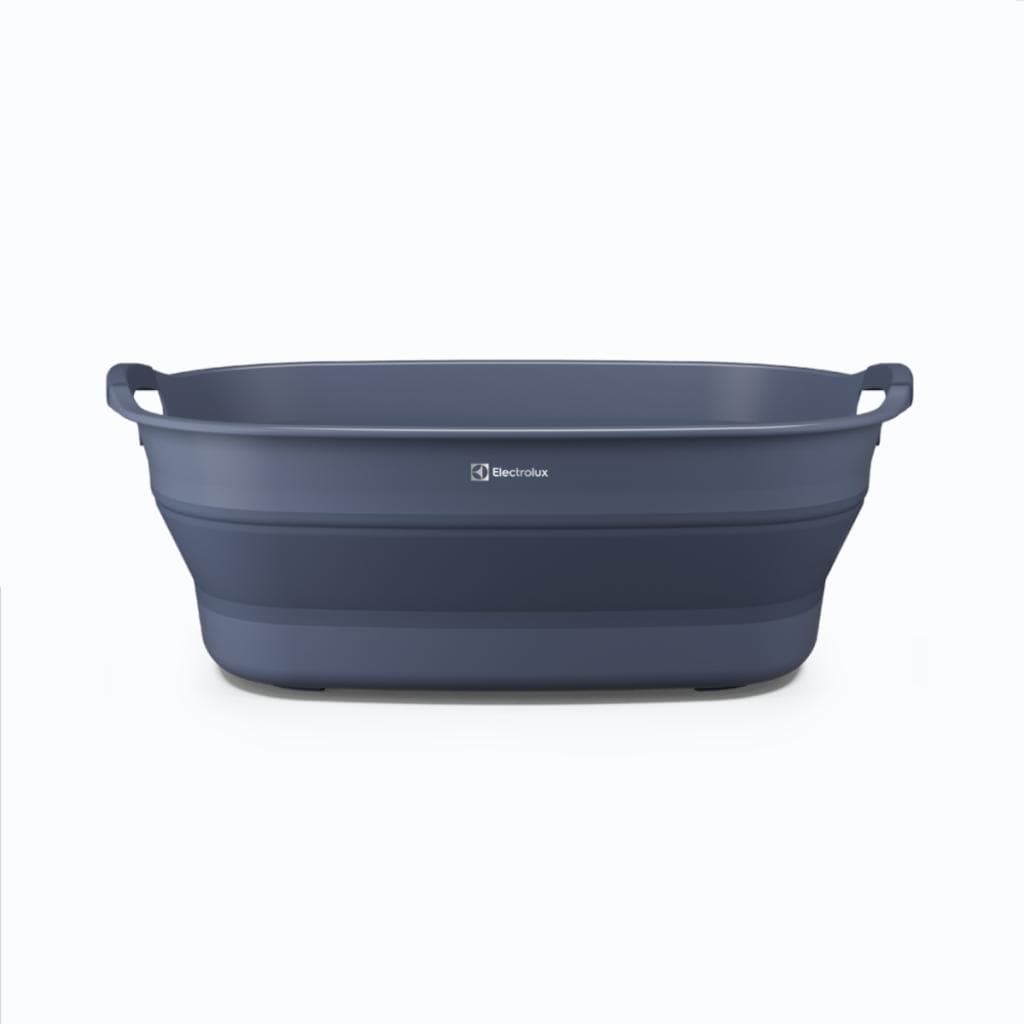 Cesto Dobrável Electrolux Balde Organizador Azul 30L Válvula