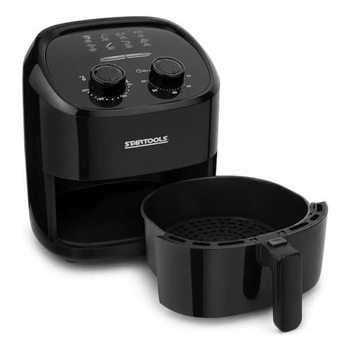 Fritadeira Ar Air Fryer Preto 1200w 127v Eletrica 3,4l