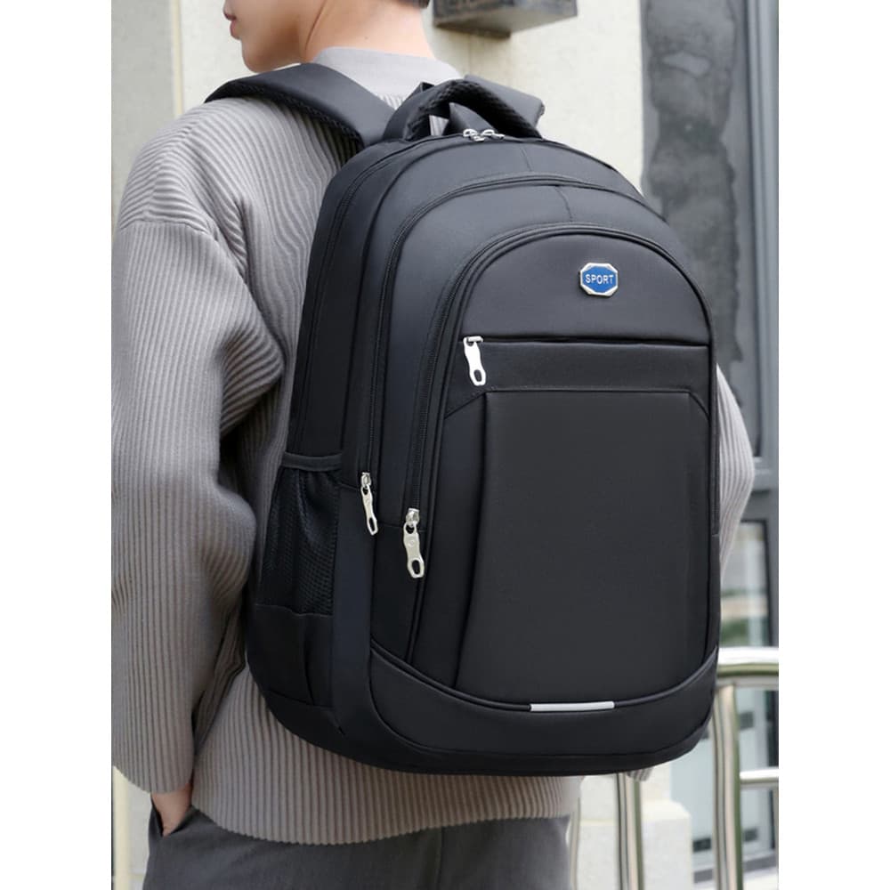 Mochila masculina de grande capacidade, bolsa de viagem para negócios, computador, tendência da moda, ensino médio, facu