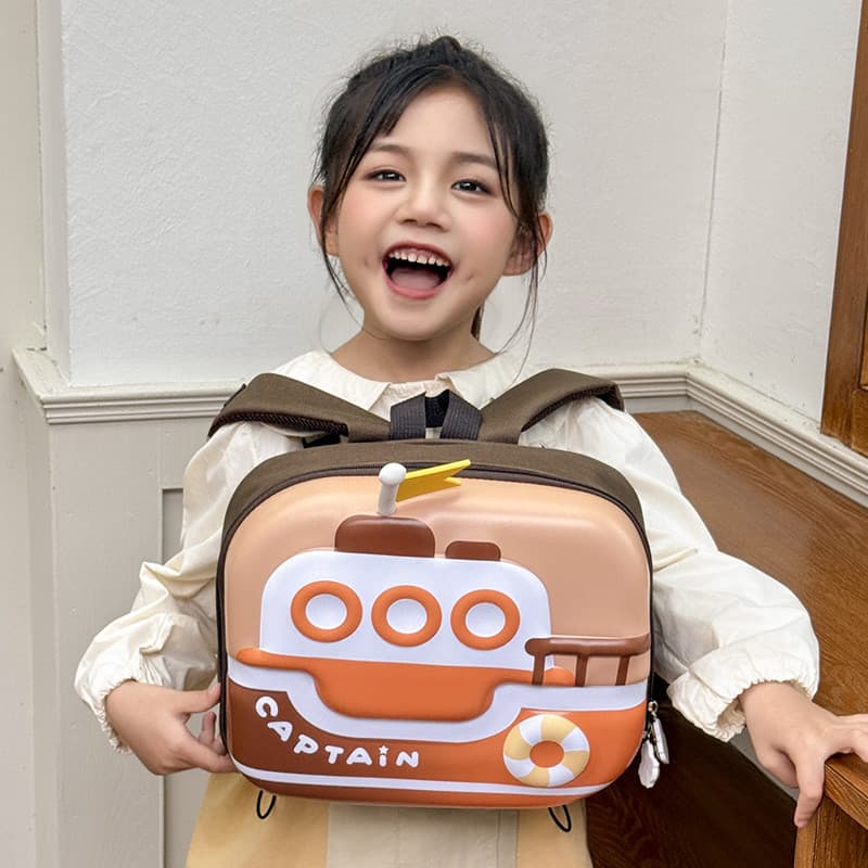 Casca de ovo mochila de carro infantil bonito leve menino bebê 2 anos 3 mochila menina mochila leve