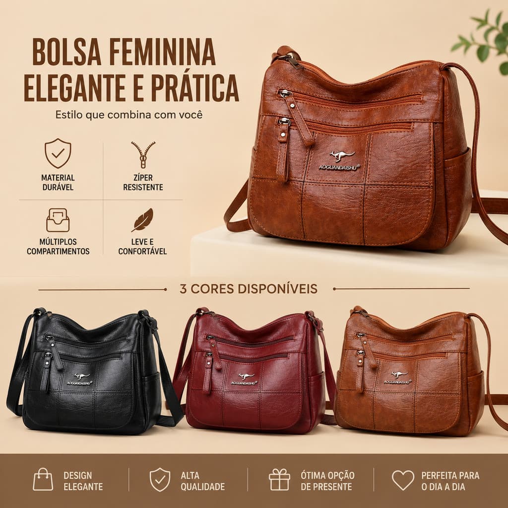 Bolsa De Couro Macio E Grande Capacidade, Bolsa De Ombro, Bolsa Mensageiro,bolsa Transversal Feminino