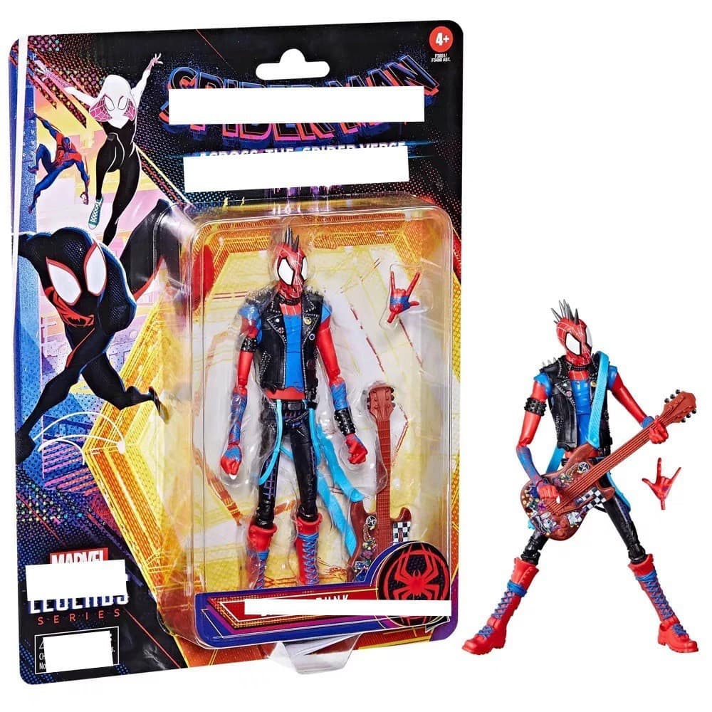 Marvel no universo Punk homem-aranha Rock figura conjunta figura móvel charme ilimitado
