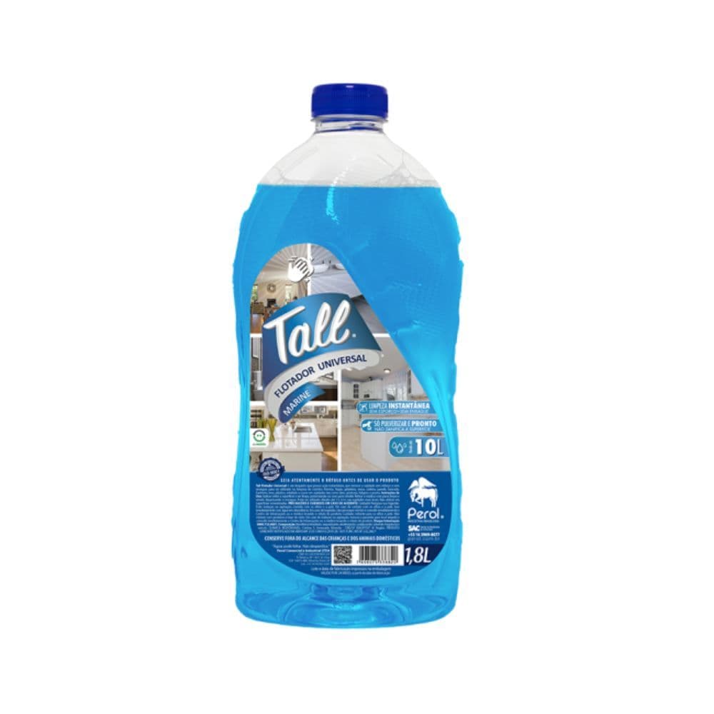 Limpador Perfumado Marine 2L - Rende até 36L, Não Precisa Enxágue, Limpeza Rápida e Prática