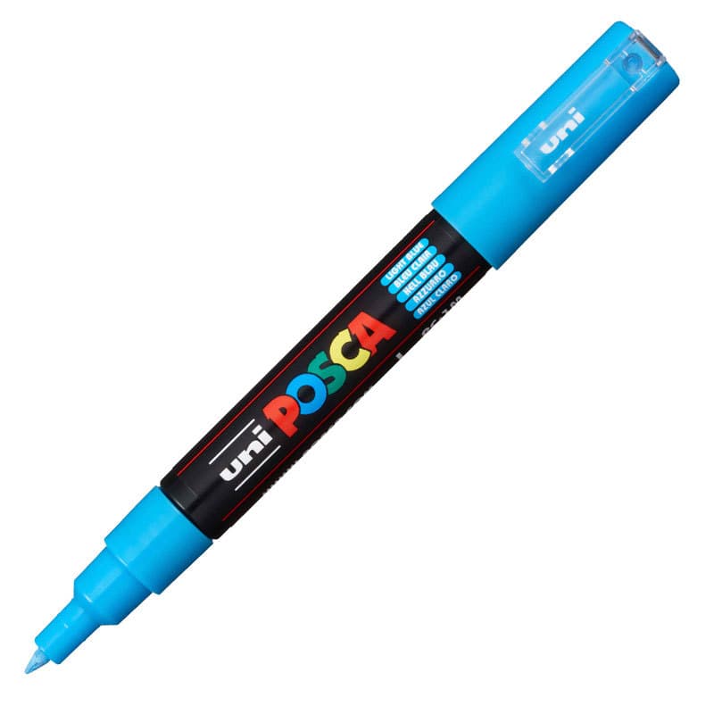 Caneta Posca PC-1M Azul Claro Uni-Ball