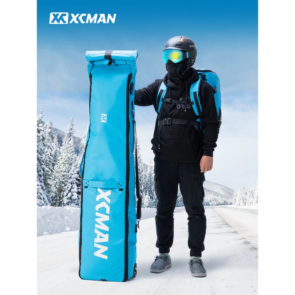 XCMAN Skiboard saco com rolo duplo saco de placa única à prova dwaterproof água grande capacidade saco de esqui equipame