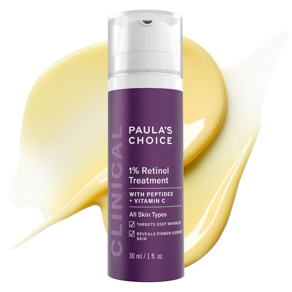 Hidratante Facial Paula's Choice Clinical Grade 1% Retinol, Contém peptídeos, vitamina C e extrato de alcaçuz, Ajuda a t