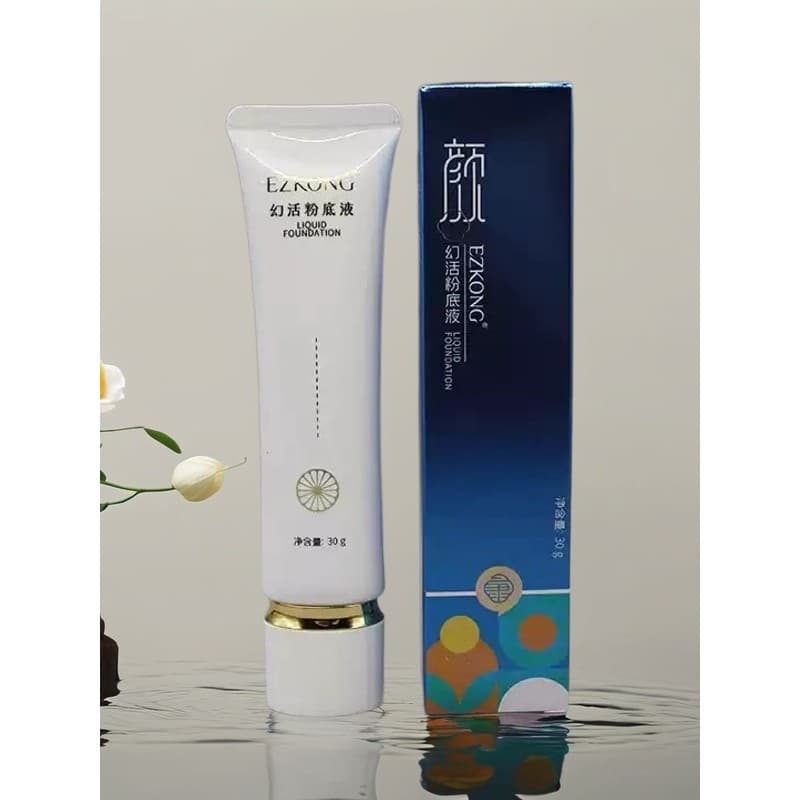 EZKONG Yiyi Zhikang Phantom Living Base Líquida 30ml Corretivo de Isolamento Delicado Poros Invisíveis Não Colando Pó de