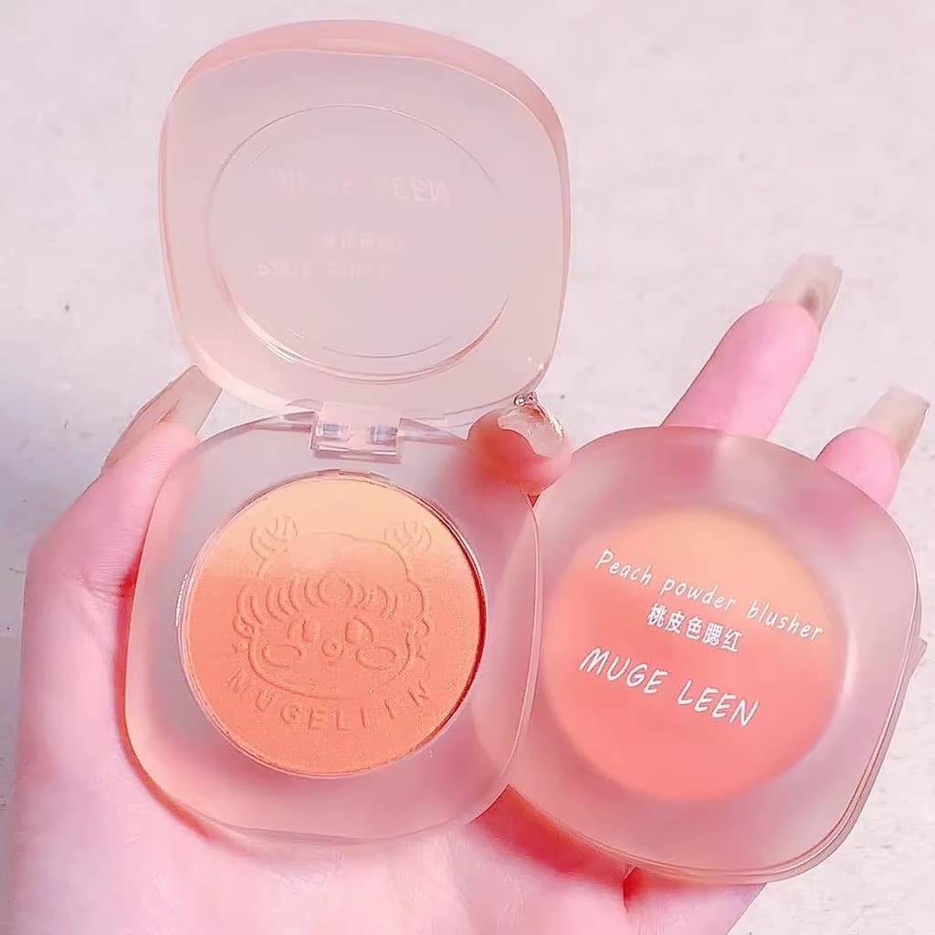 Gradiente Blush Novo Estilo Expansão Cor Puro Desejo Cor Pele de Pêssego Destacando Contorno Três em Um Sol Vermelho Fem