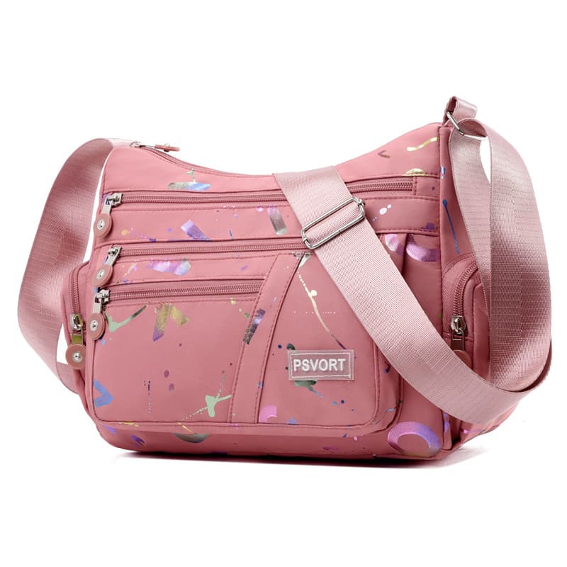 Novo estilo versão coreana grande capacidade bolsa feminina moda bolsa de ombro feminina Casual pano saco do telefone mó