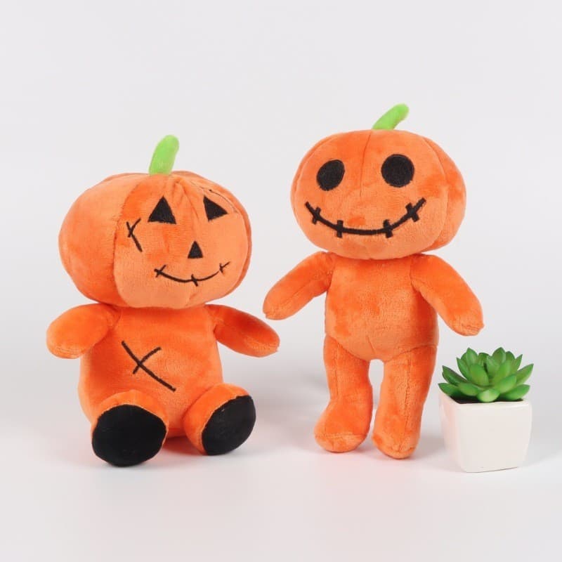 Novo produto Halloween Pumpkin Doll Skull Postura de Pelúcia de Pelúcia de Pelúcia de Pelúcia de Brinquedo Presente de F