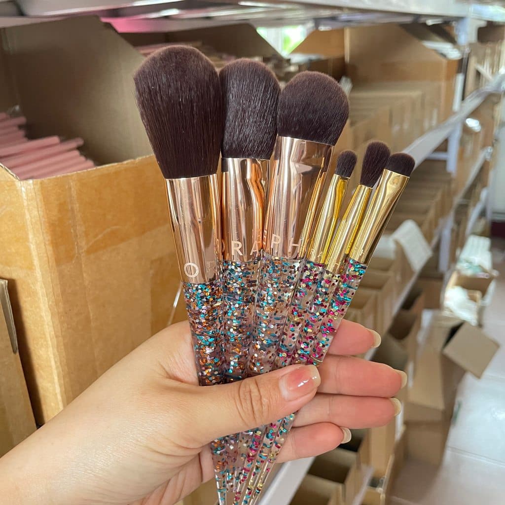 Sephora/Sephora Conjunto de pincéis de maquiagem Pincel de pó solto Pincel de contorno Pincel de base Pincel de sombra