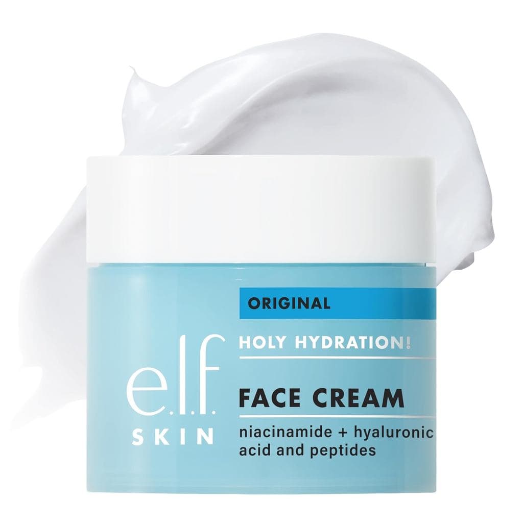 e.l.f.HolyHydration!FacewithHyaluronicAcid,Niacinamide&Peptides,Hidratante Nutritivo e Preenchedor,Vegano e Livre de Cru
