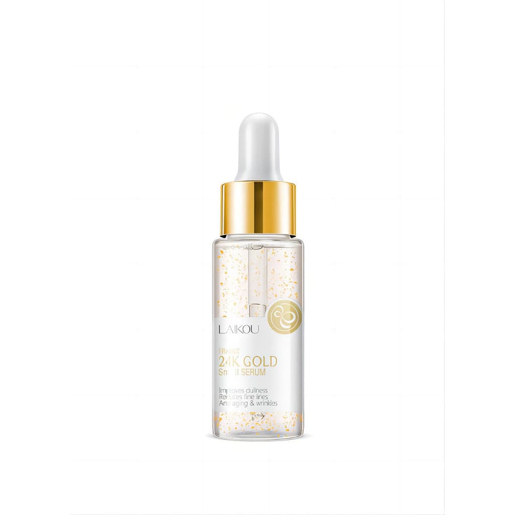 Anti Rugas Clareador Facial 24k Gold Snail Serum Laikou 17ml