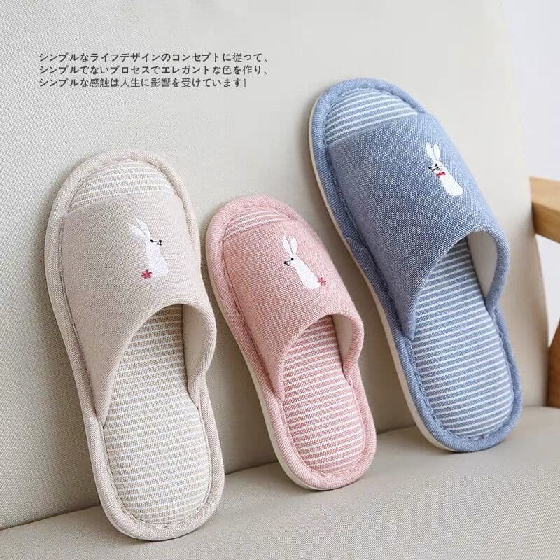 Chinelos de linho japoneses femininos primavera outono piso interior casa pai-filho casa antiderrapante casa crianças ch