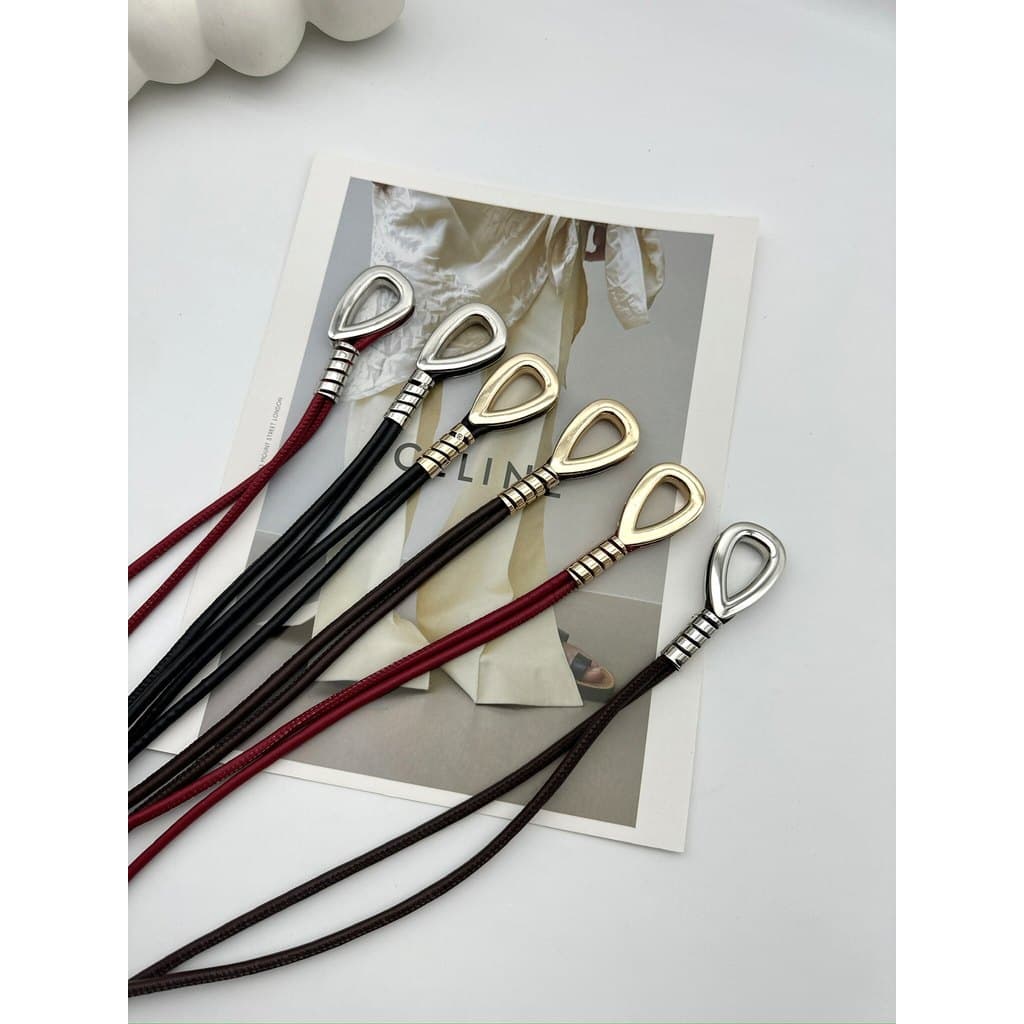 cinto feminino plus size cinto feminino largo 2025 novo estilo corda de couro macio cinto fino feminino combinando saia