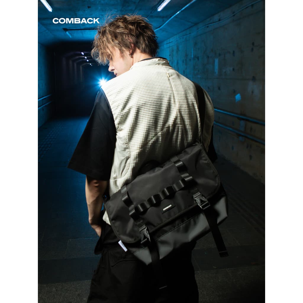 COMBACK Novo Estilo Street Wear Bolsa Mensageiro Bolsa Mensageiro Grande Capacidade Lazer Ao Ar Livre Homens Mulheres Es