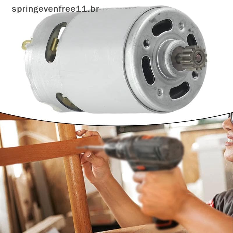 Primavera Alto Torque RS550 21V Motor Para Furadeira Elétrica Sem Fio Eficiente Atualização Do BR