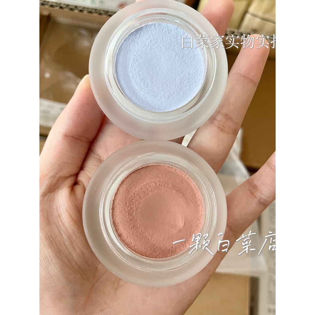 Para sempre chave Yunrou ligeiramente bêbado Blush conjunto de 2 peças combinação agosto damasco água clara azul fosco N