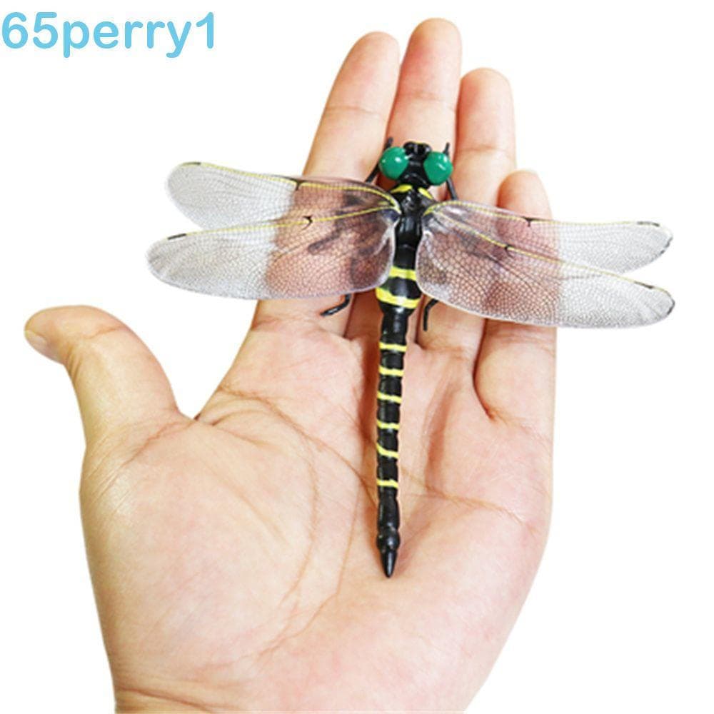 PERRY1 Insetos Modelo Piadas Práticas Animal Crianças Brinquedo PVC Libélula Figuras De Ação