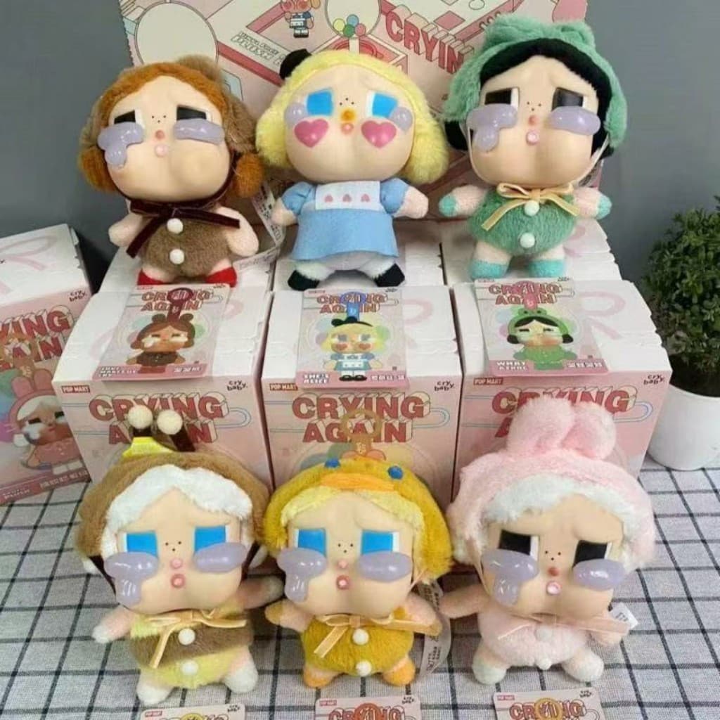 Boneca de Pelúcia que Chora em uma Caixa Surpresa |     Bonecos macios, fofos e confortáveis que são profundamente amado