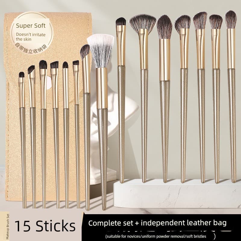 kit pincel maquiagem kit pincel maquiagem profissional 15 conjuntos de pincéis de maquiagem com saco de armazenamento po