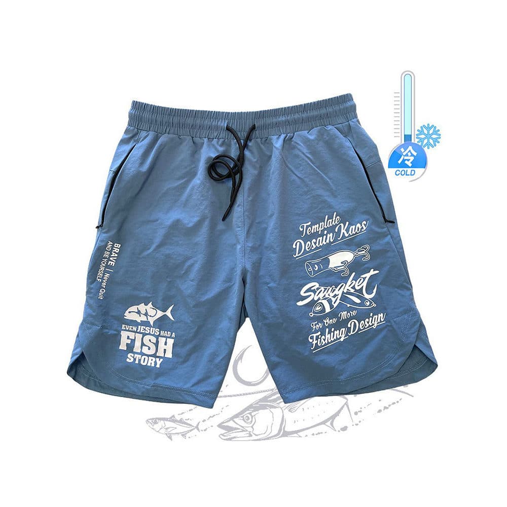 Shorts leves calças cortadas calças de pesca protetor solar verão calças de isca masculina de secagem rápida calças de p