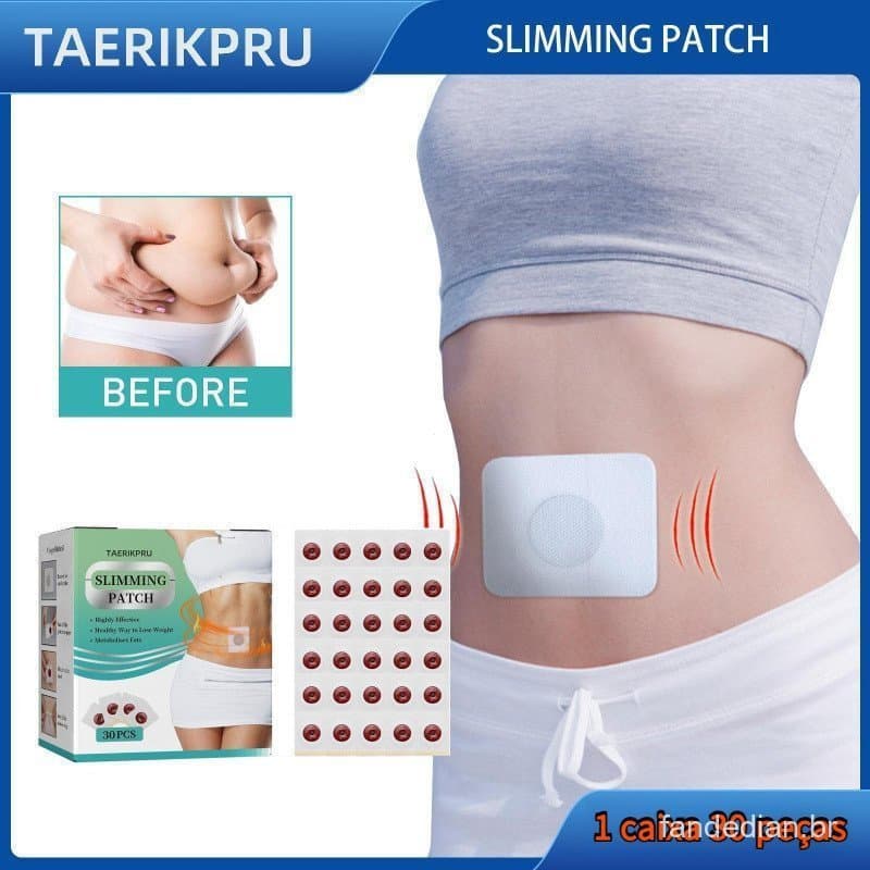 [Entrega em 24 horas] Conjunto de 30 adesivos modeladores corporais para a barriga P3B0