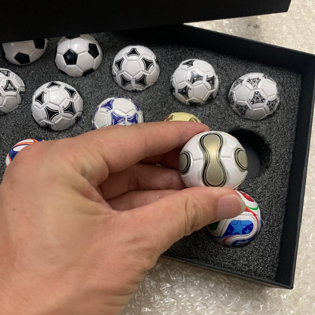 Conjunto De Caixa De Presente De Futebol Da Coleção Copa Do Mundo 2026