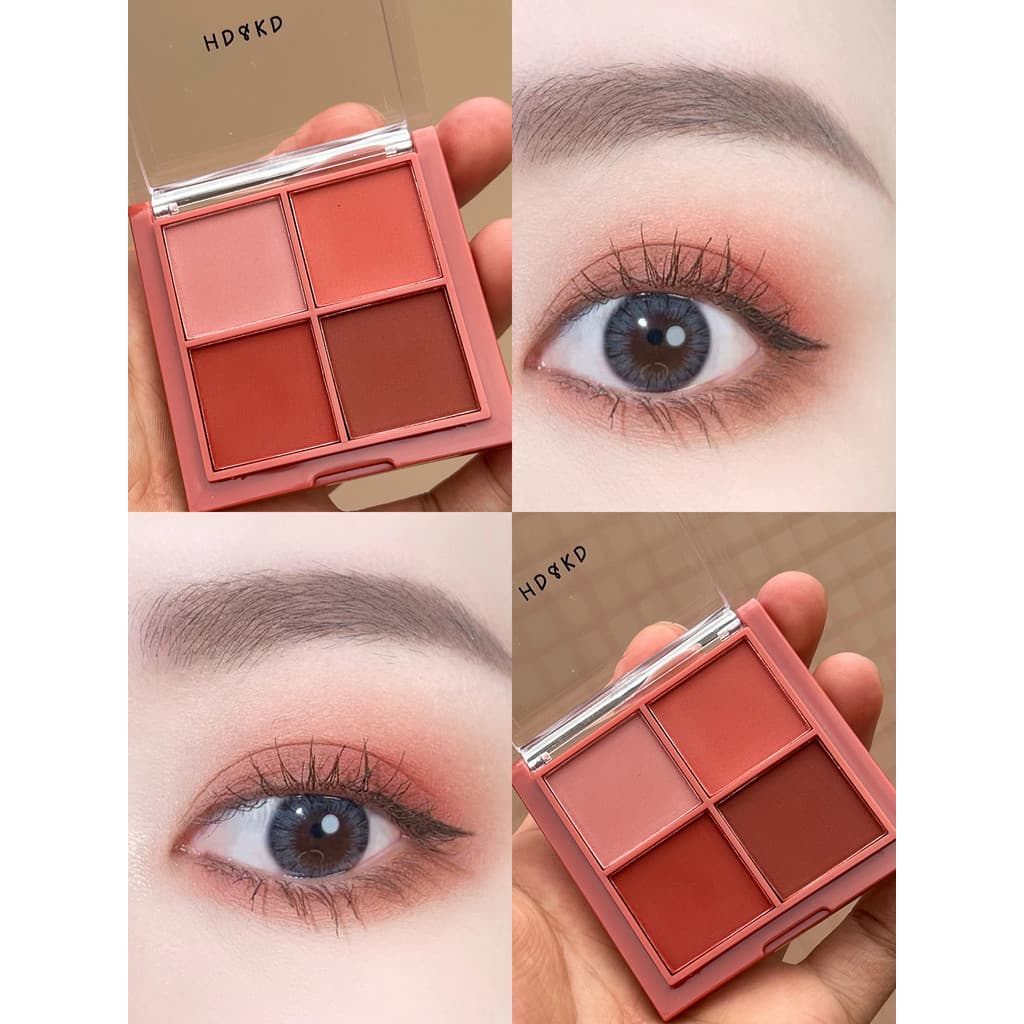Nova maquiagem de olhos de raposa chinesa!Paleta de sombras bêbada borgonha fosca maquiagem diária para palco COS portát