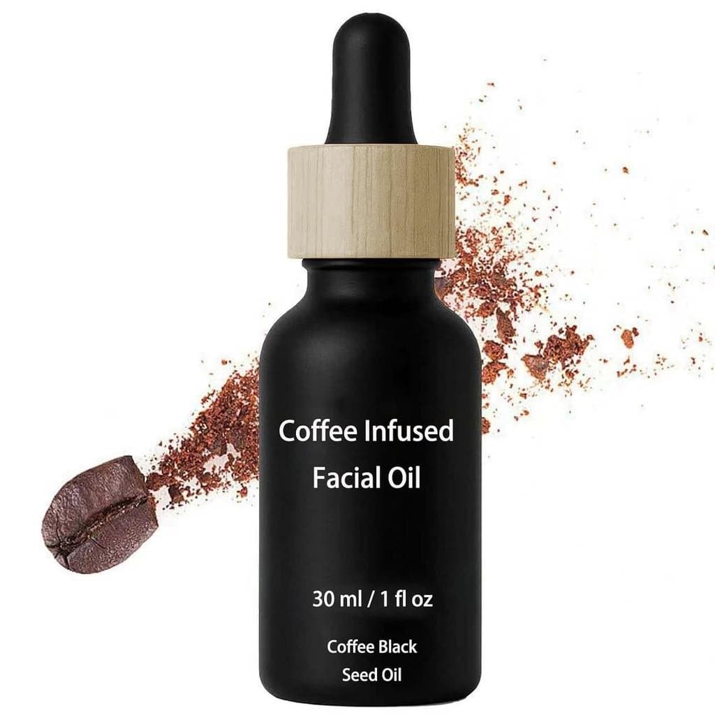 Óleo Facial Infundido com Café 30ml com Sementes Hidrata e Reduz Rugas Para Todos os Tipos (1) TTWY