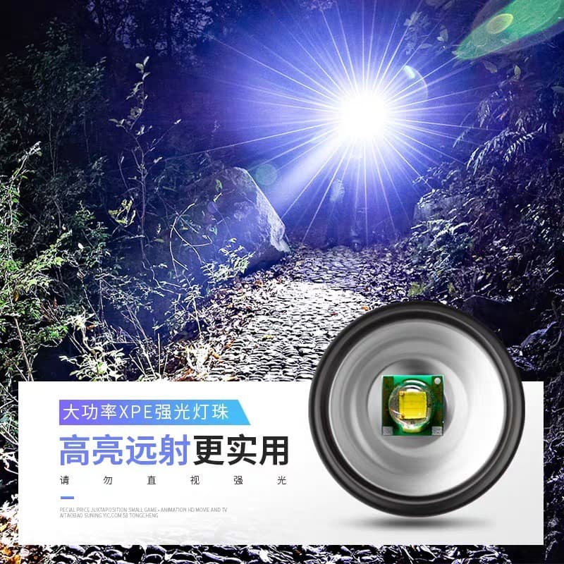 Lanterna Forte LED Recarregável mini De Iluminação