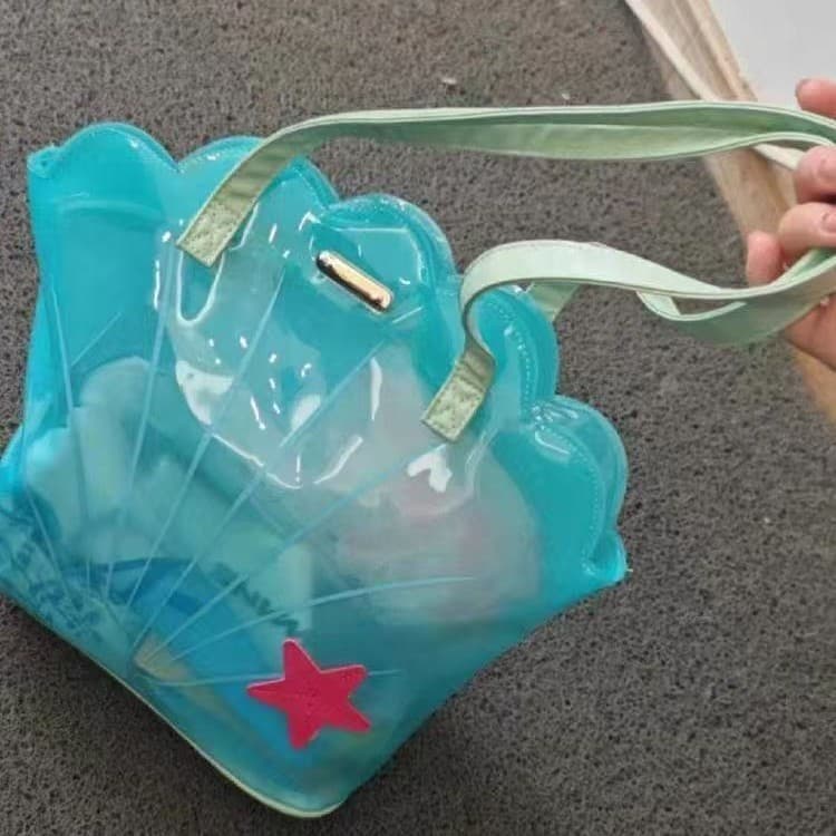 Saco de natação à prova dwaterproof água escudo saco de praia transparente esportes Fitness grande capacidade de um ombr