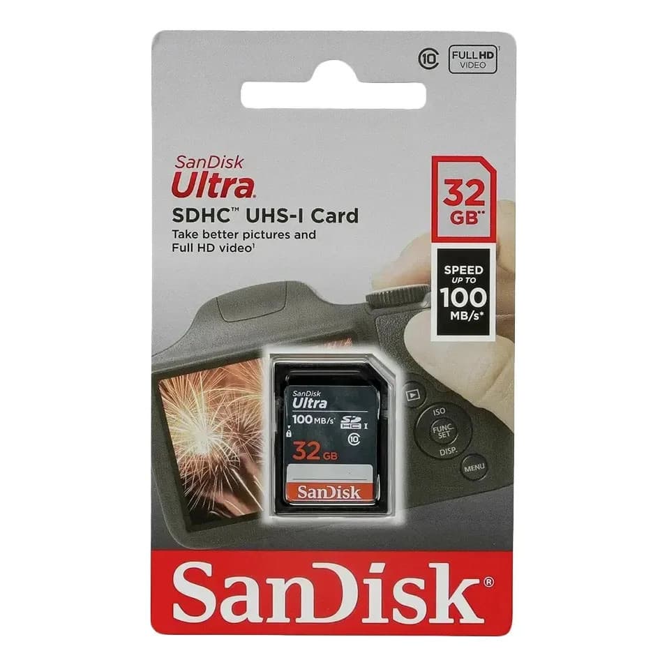Cartão De Memória Sandisk Ultra - Sdhc Uhs-i  32gb NOVO Original