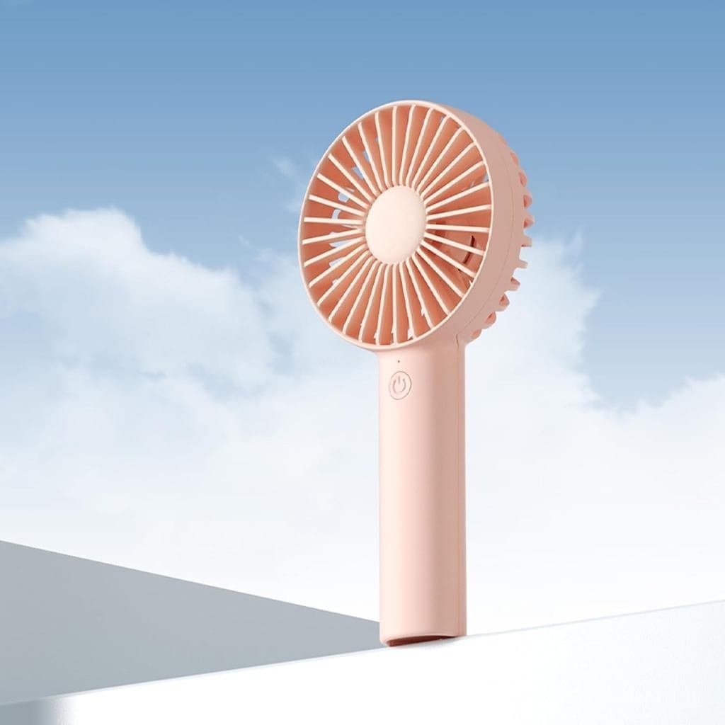 Ventilador Portátil Mini JISULIFE, Bateria Potente de 4500mAh, Pequeno e Pessoal com 3 Velocidades, Recarregável por USB