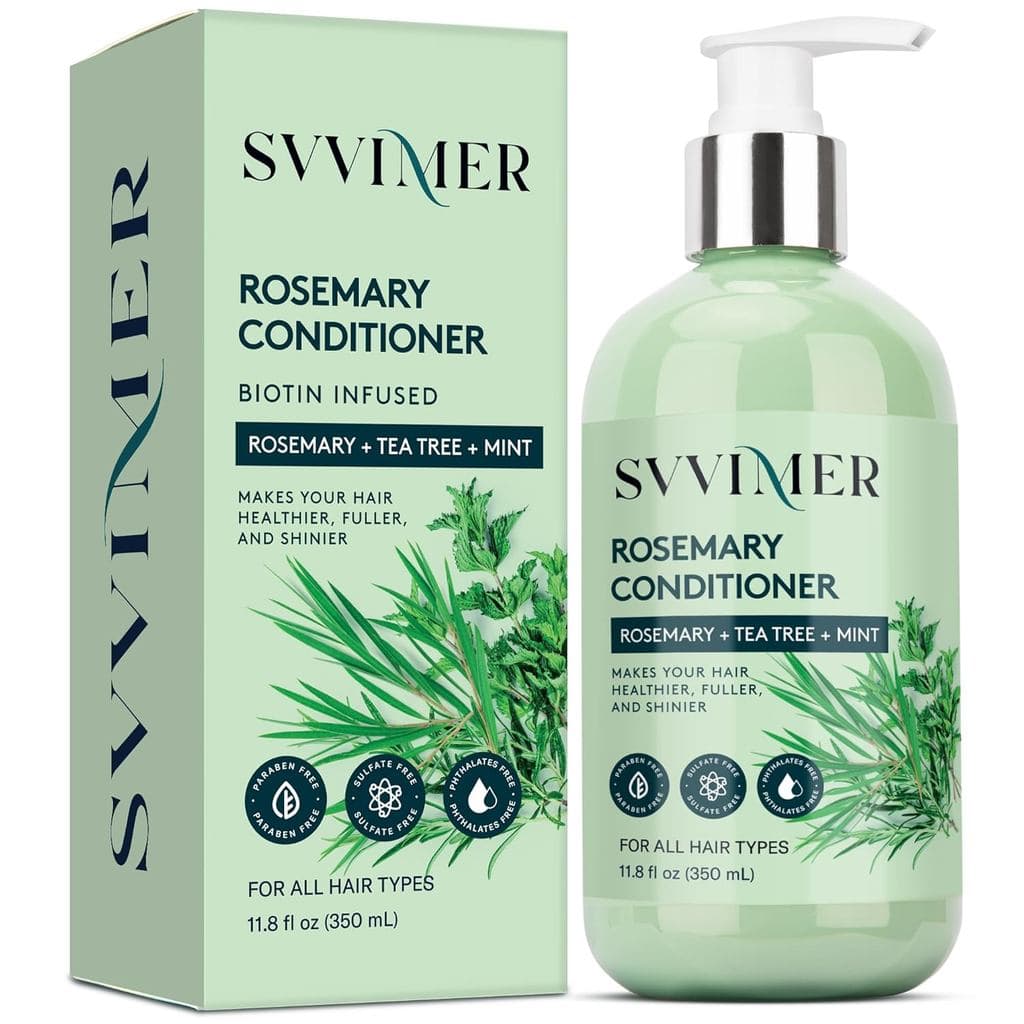 Condicionador Espessante para Cabelo com Alecrim Svvimer: Produto Hidratante Espessante com Biotina para Mulheres e Home