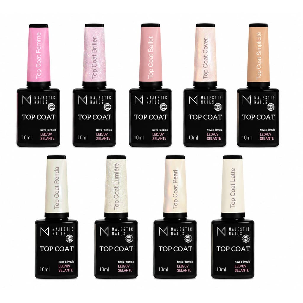 Top Coat LED/UV Color Majestic Nails 10ml