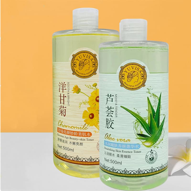 Rainy Sha camomila calmante brilho milagre idade toner da pele Aloe Vera cola hidratante pele rejuvenescedor essência lo