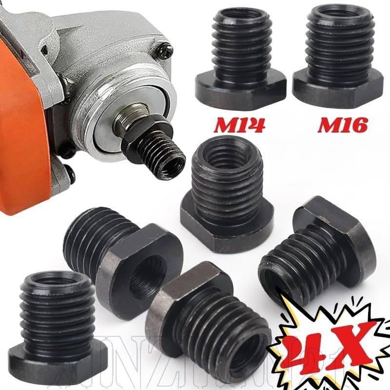 1-4 Unidades de Adaptadores de Rosca para Esmerilhadeira Angular M10 para M14/M16 - Ferramentas Elétricas - Conversão em