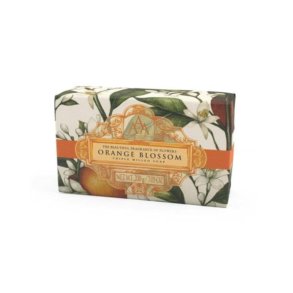 Sabonete em Barra Triplamente Moído AAA By Somerset, Flor de Laranjeira, Laranja, 200 G / 7,05 Oz