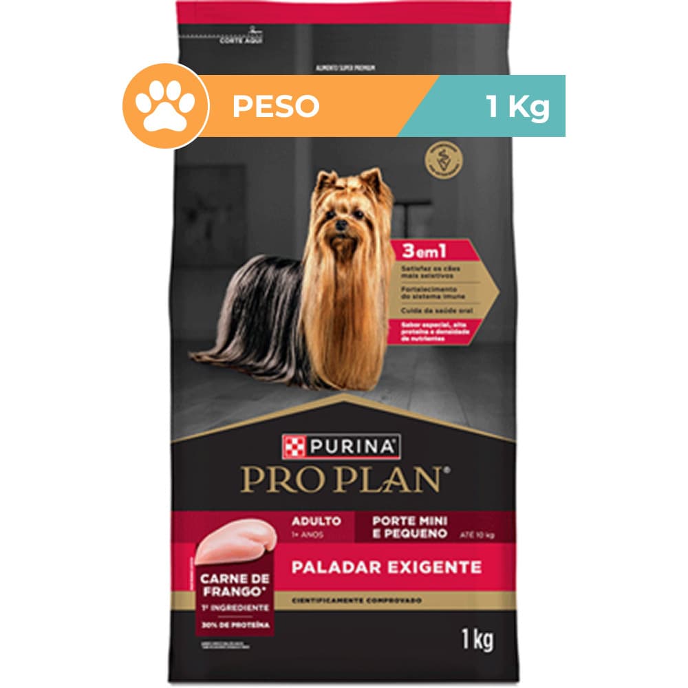 Ração Pro Plan Frango Paladar Exigente Cães Adultos 7,5kg