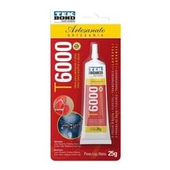 Cola T6000 Tek Bond para EVA Tecido Couro e Metal