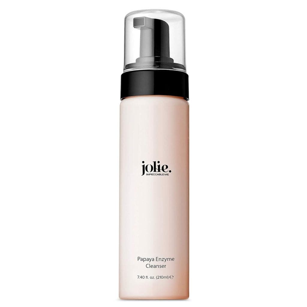 Jolie Papaya Enzyme Cleanser – Sabonete Facial Luxuoso Autoespumante Enriquecido com Pepino, Sálvia e Gerânio – Purifica