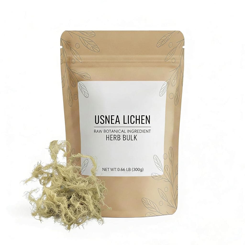 Usnea Lichen Herb Bulk – 300g de Usnea Barbata Seca, Botânico Natural para Chá Caseiro, Remédios à Base de Ervas, Artesa