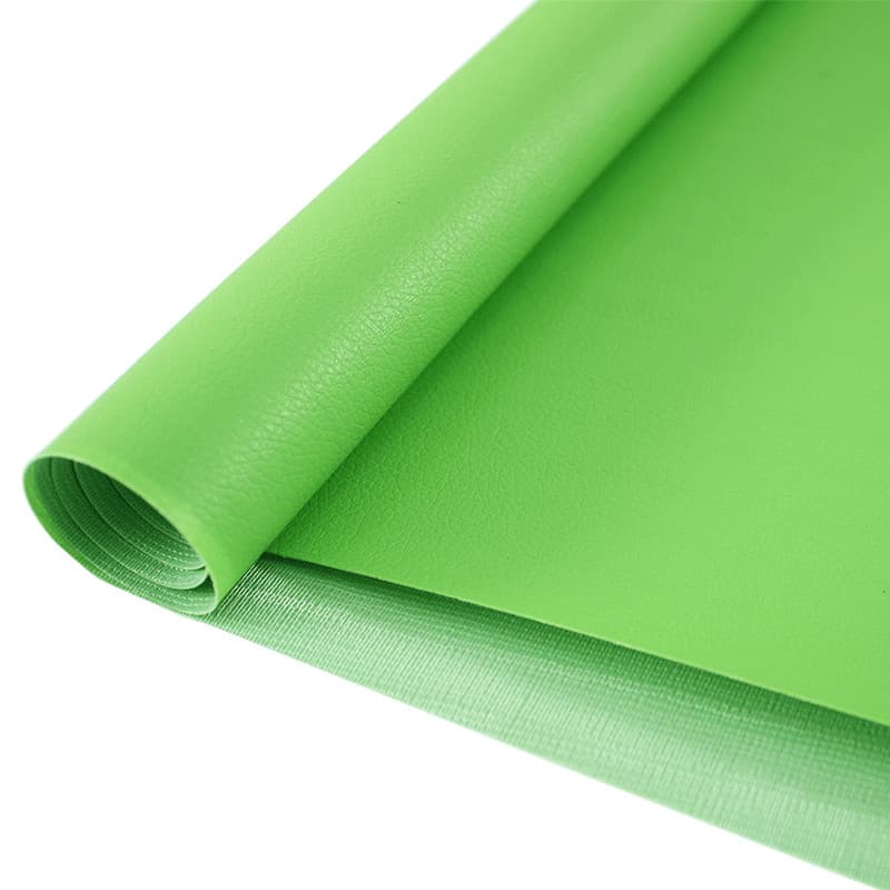 Meio arroz preço verde esmeralda PVC couro artificial tecido couro couro do plutônio macio saco duro fundo parede couro