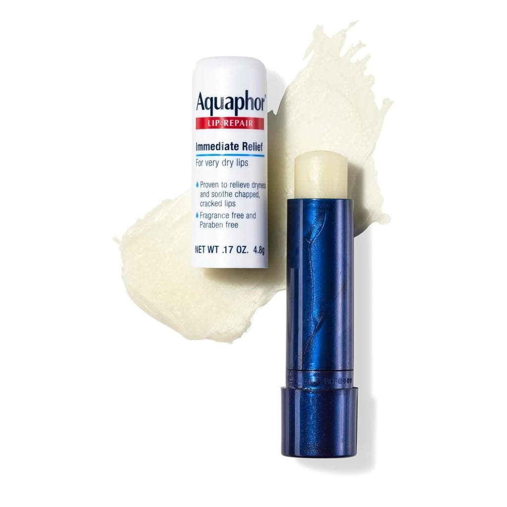 Bálsamo Labial Aquaphor com Óleo de Jojoba e Manteiga de Karité, Hidratante, Sem Fragrância e Sem Parabenos, Alivia Imed