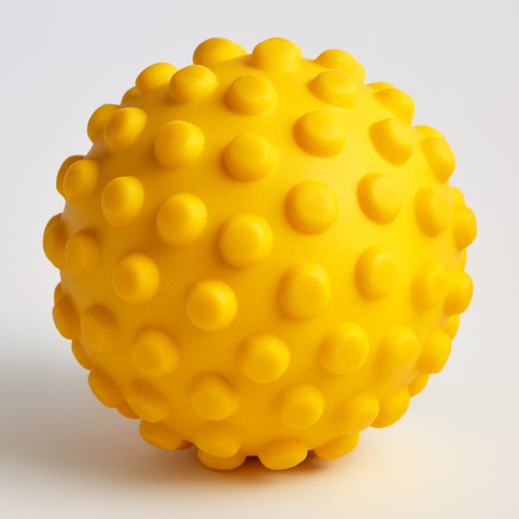 Bola Cravo Anti Stress Fisioterapia Massagem Tam Grande 6 Unidades