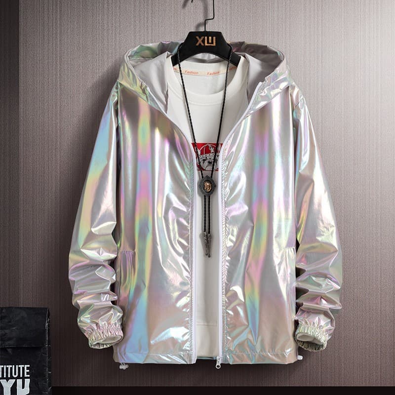 Roupas De Proteção Solar Reflexivas De Verão Europeias E Americanas Para Homens , Jaqueta Leve Colorida De Casal Ultrafi