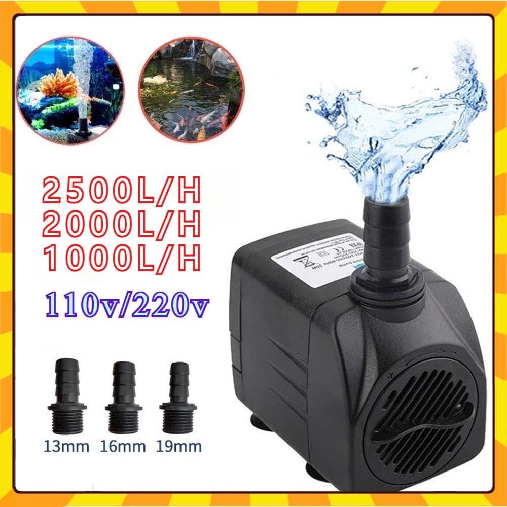 Bomba Submersível De  2000L/H 3000L/H 1000L/H Adequada Para Fonte De Aquário 16w/25W/35w